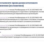 РЕГЛАМЕНТ ПРОВЕДЕНИЯ ИТОГОВОГО СОЧИНЕНИЯ 2019-2020